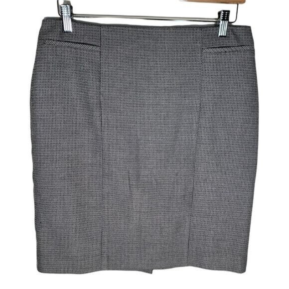 Halogen Gray Pencil Skirt Womens 10 Career Office Workwear Classic - Picture 1 of 13